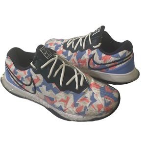 Nike Women’s Air Zoom Vapor Cage 4 Tennis Shoe Obsidian White CD0431-406 Size 10